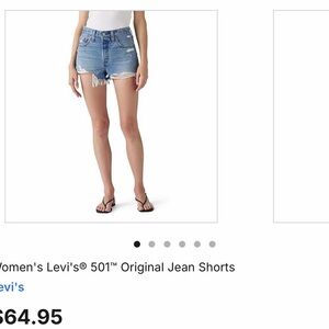 Women's Levi’s 501 Classic Jean Shorts